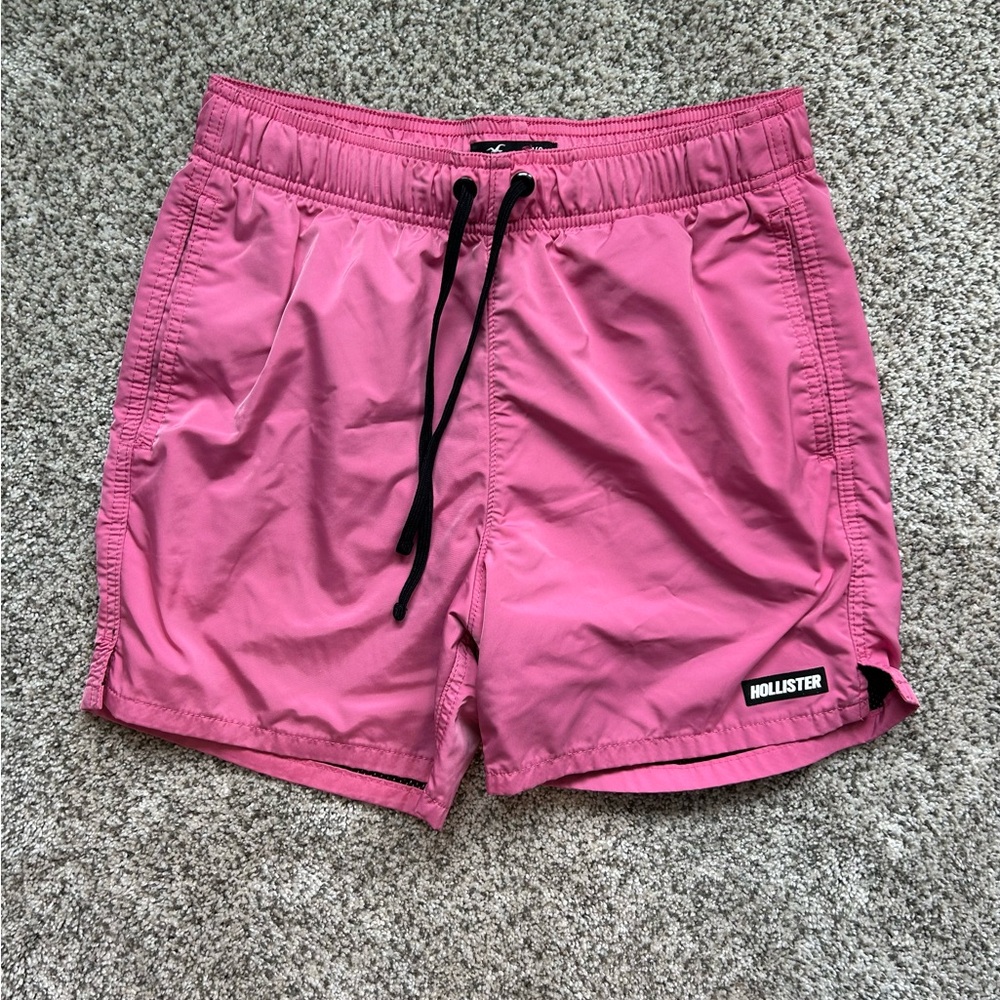 Hollister Men’s Pink Swim Shorts